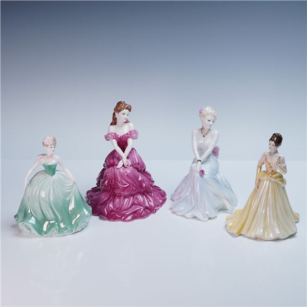 4pc Coalport Bone China Figurines