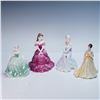 Image 1 : 4pc Coalport Bone China Figurines