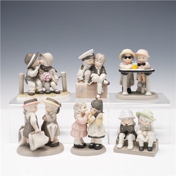 6pc Enesco Figurines, Including We're Cool Together and More
