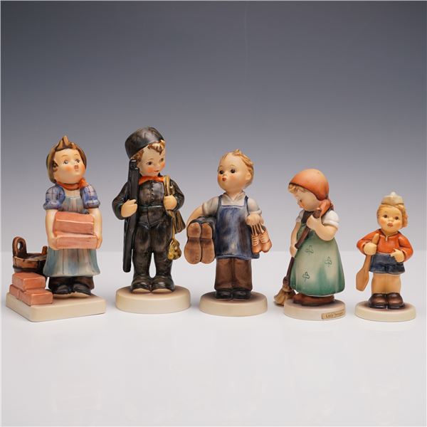 5pc Goebel Hummel Professions Figurines