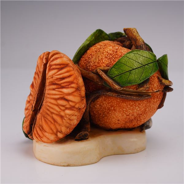 Harmony Kingdom Covered Box Figurine, Orange