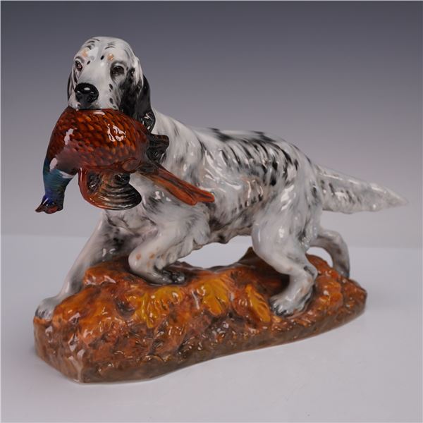 Royal Doulton Figurine, English Setter with Pheasant
