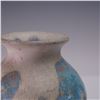 Image 3 : Studio Pottery Stoneware Vase with Blue Streaked Glaze