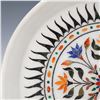 Image 2 : Agra Marble Inlaid Hardstone Floral Plate