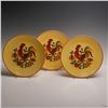 Image 1 : 3pc Taylor Smith and Taylor Rooster Dinner Plates