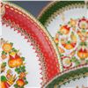 Image 2 : 4pc Set of Studio Steinbock Austrian Folk Art Enamel Decorative Plates