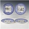 Image 1 : 4pc Royal Doulton Charles Dana Gibson Transferware Plates