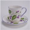 Image 1 : 2pc Shelley Miniature Demitasse Cup and Saucer, Campanula
