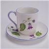 Image 2 : 2pc Shelley Miniature Demitasse Cup and Saucer, Campanula