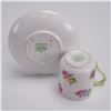 Image 3 : 2pc Shelley Miniature Demitasse Cup and Saucer, Yutoi Floral
