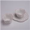 Image 2 : 3pc Shelley Fine Bone China Teacup Set Pink Polka Dot 13748