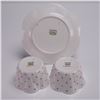 Image 3 : 3pc Shelley Fine Bone China Teacup Set Pink Polka Dot 13748
