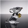 Image 1 : Swarovski Crystal Figurine,  Mouse With Cheese 5004691