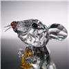 Image 5 : Swarovski Crystal Figurine,  Mouse With Cheese 5004691