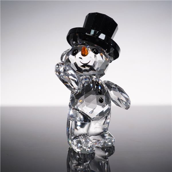 Swarovski Crystal Figurine, Kris Bear 2015 Annual Edition Snowman