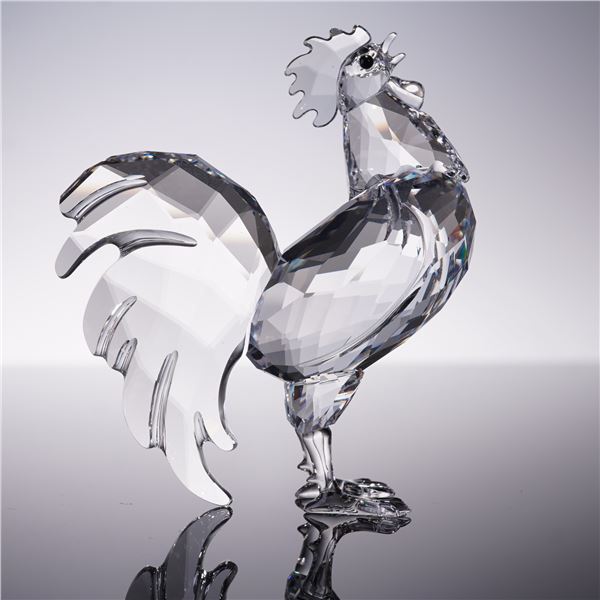 Swarovski Crystal Figurine, Rooster