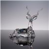 Image 4 : 3pc Swarovski Crystal Figurine, 1994 SCS Annual Edition Kudu, Plaque & VHS