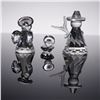 Image 4 : 4pc Swarovski Crystal Nativity Figurines Set