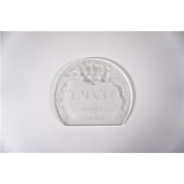 Lalique Crystal A Century of Design Commemorative Plaque