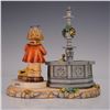 Image 2 : 2pc Goebel Hummel Figurine, Darling Duckling with Towne Square Base