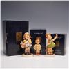 Image 4 : 3pc Goebel Hummel Figurines- I Bought You A Gift, Little Visitor & Spring