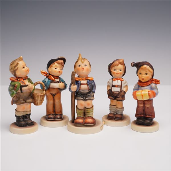 5pc Goebel Hummel Boyhood Memories Figurines