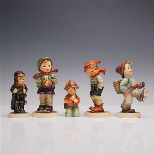5pc Goebel Hummel Porcelain Figurines