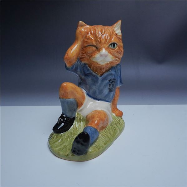 John Beswick Mee-Ouch Footballing Felines Figurine, Ltd. Ed.
