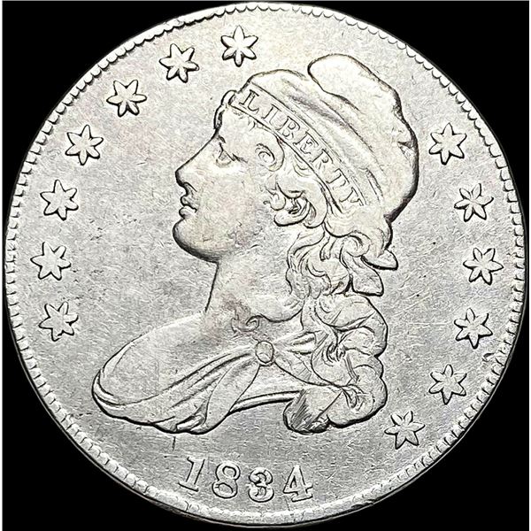 1834 Capped Bust Half Dollar LIGHTLY  CIRCULATED