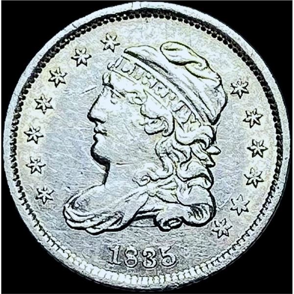 1835 Capped Bust Half Dime CHOICE AU