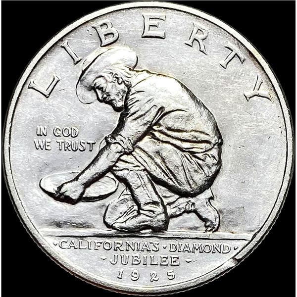 1925-S Silver California Diamond Jubilee Half  Dollar UNCIRCULATED