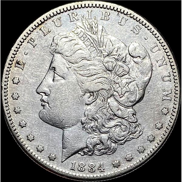 1884-S Morgan Silver Dollar NEARLY  UNCIRCULATED