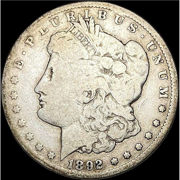 1892-CC Silver Morgan Dollar LIGHTLY  CIRCULATED