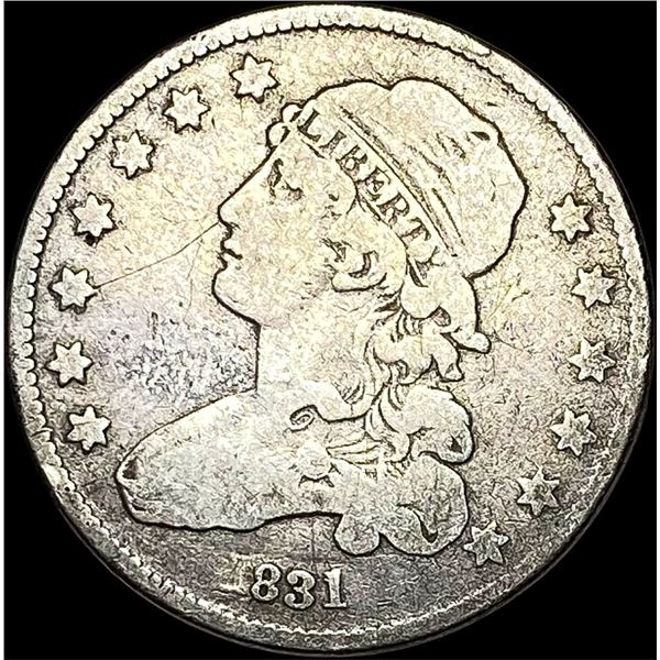 1831 Capped Bust Silver Quarter NICELY  CIRCULATED