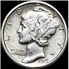 Image 1 : 1919-D Mercury Dime CLOSE UNC