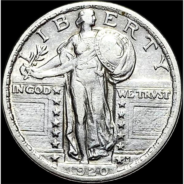 1920 Standing Liberty Quarter NEARLY  UNCIRCULATED
