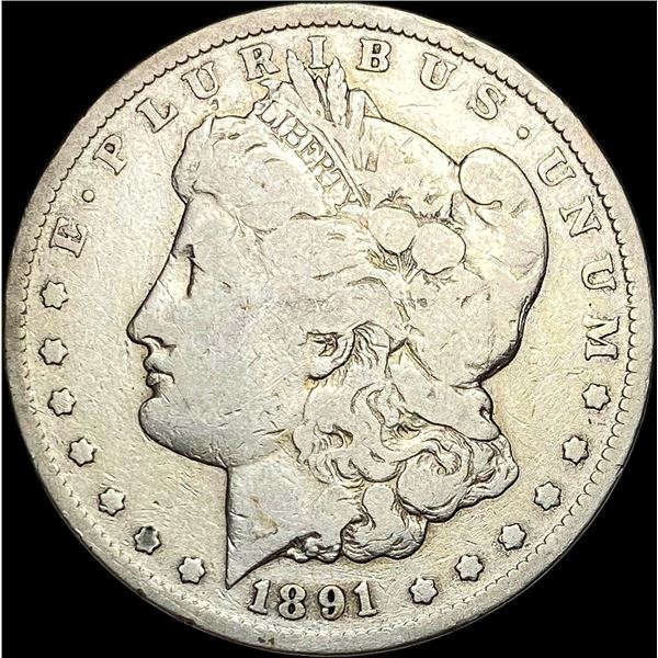 1891-CC Silver Morgan Dollar LIGHTLY  CIRCULATED