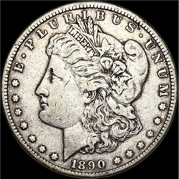 1890-CC Silver Morgan Dollar LIGHTLY  CIRCULATED