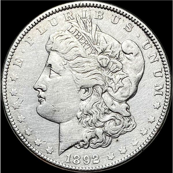 1892 Silver Morgan Dollar CLOSELY  UNCIRCULATED