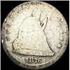 Image 1 : 1876 Silver Seated Liberty Quarter NICELY  CIRCULATED