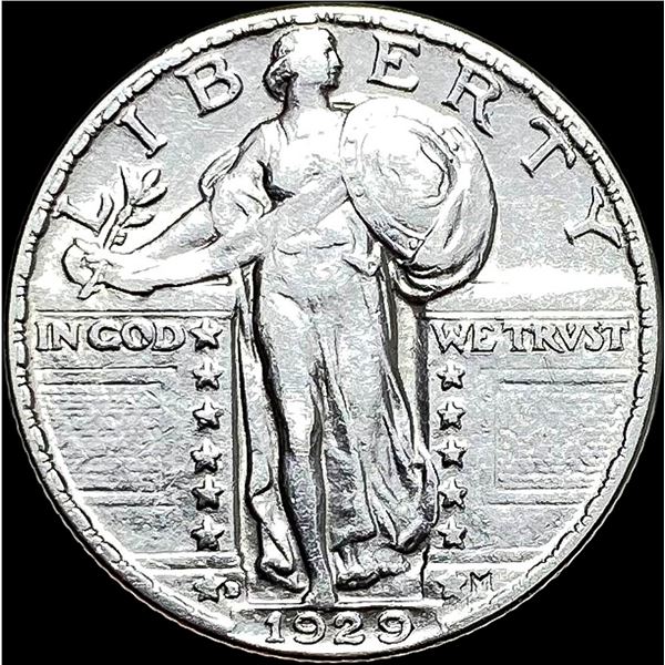 1929-D Silver Standing Liberty Quarter  CLOSELY UNCIRCULATED