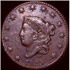 Image 1 : 1825 Coronet Head Large Cent CLOSELY  UNCIRCULATED