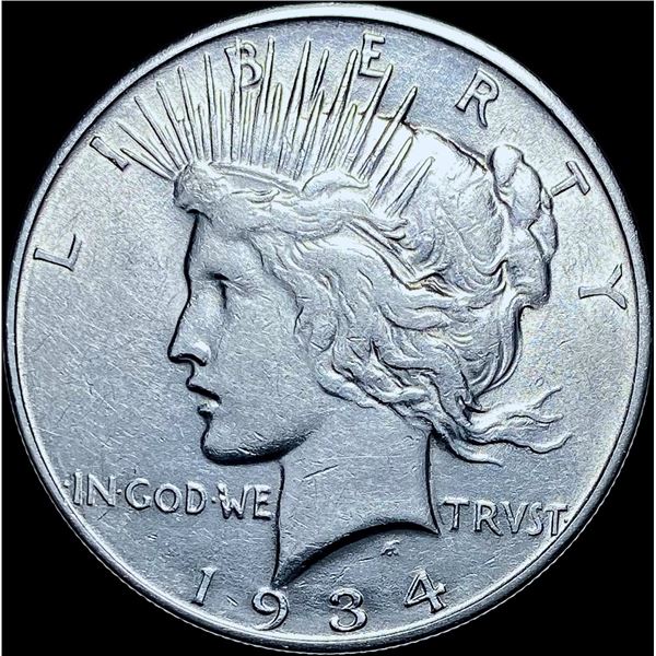 1934-D Peace Dollar CHOICE AU