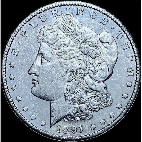 1891-S Morgan Silver Dollar CHOICE AU