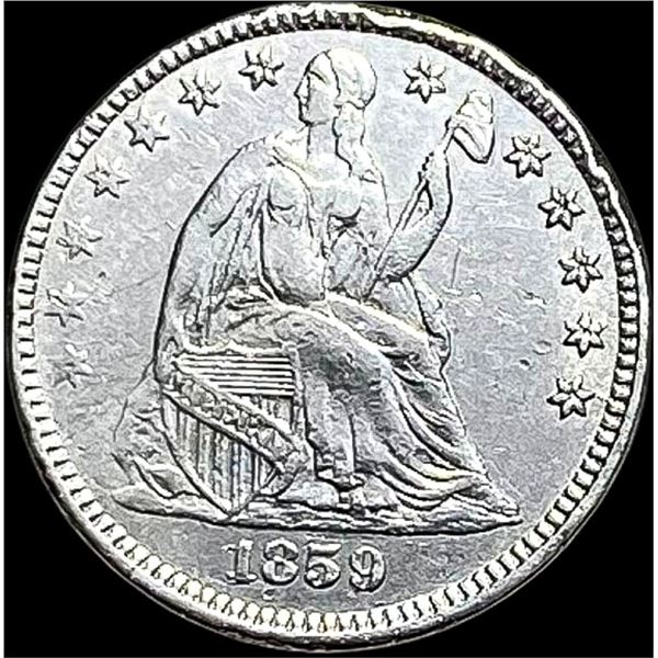 1859 Seated Liberty Half Dime CLOSELY UNCIRCULATED