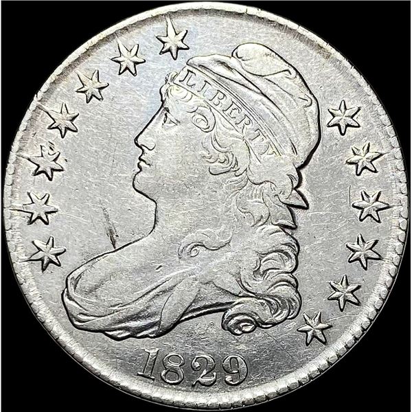 1829 Capped Bust Half Dollar CLOSELY UNCIRCULATED