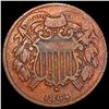 Image 1 : 1864 Sm Motto Two Cent Piece CLOSELY UNCIRCULATED