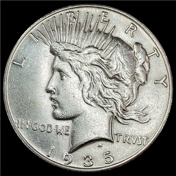 1935-S Silver Peace Dollar CLOSELY UNCIRCULATED