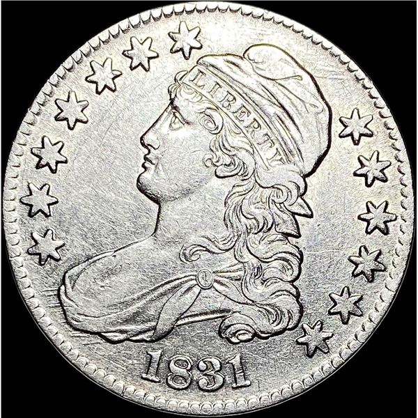 1831 Capped Bust Silver Half Dollar CLOSELY  UNCIRCULATED