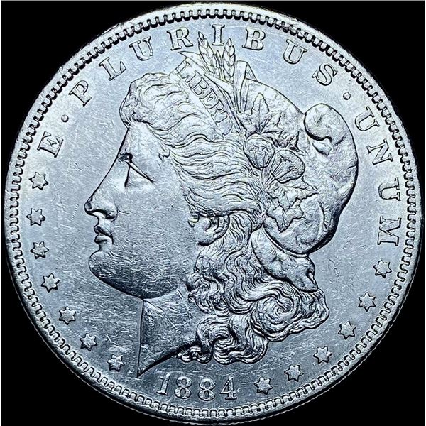 1884-S Silver Morgan Dollar CHOICE AU
